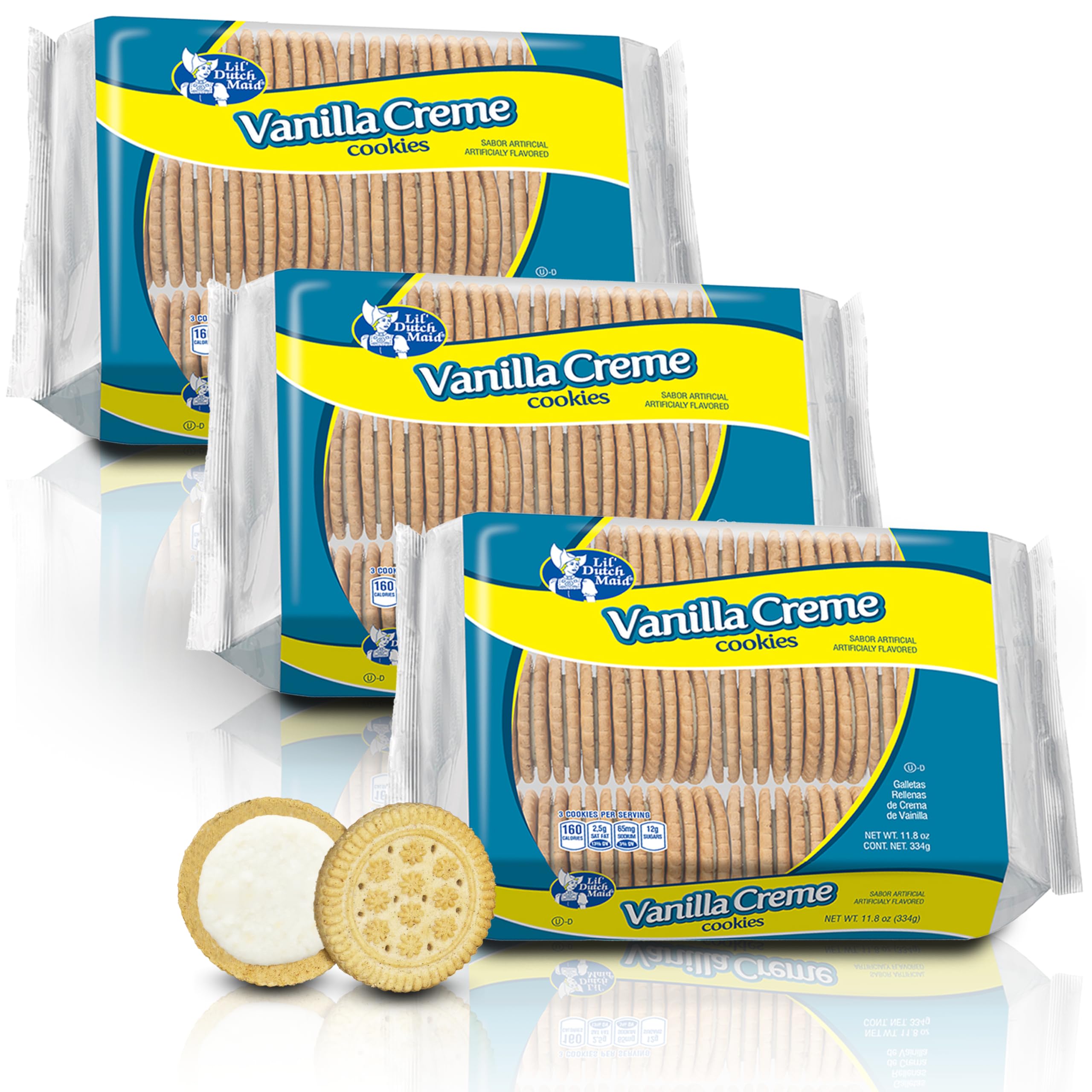 Amazon.com: Lil Dutch Maid Vanilla Creme Cookies | 11.8 oz (Pack